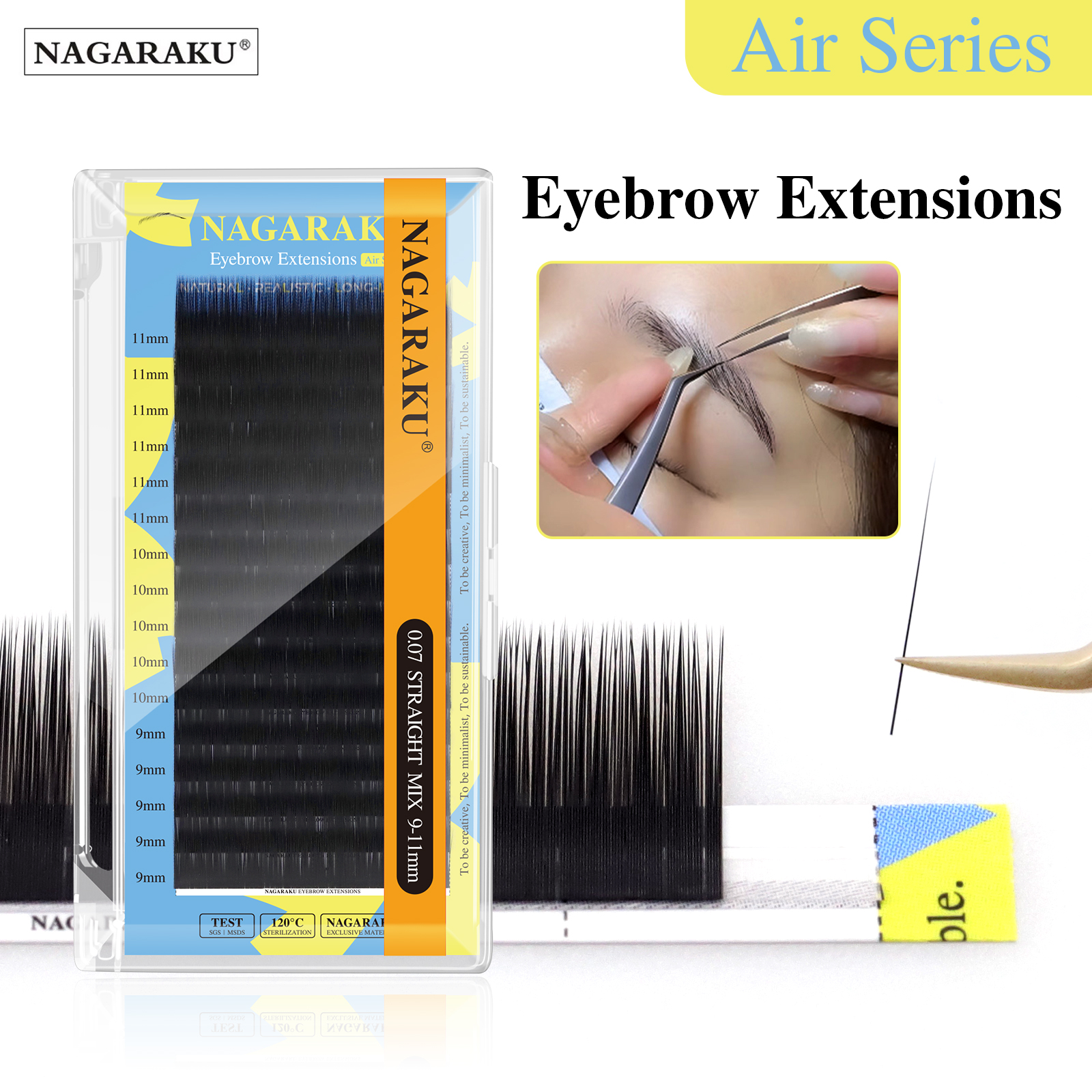 Eyelash Extension Repair - NAGARAKU High Quality Eyebrow Extensions 16