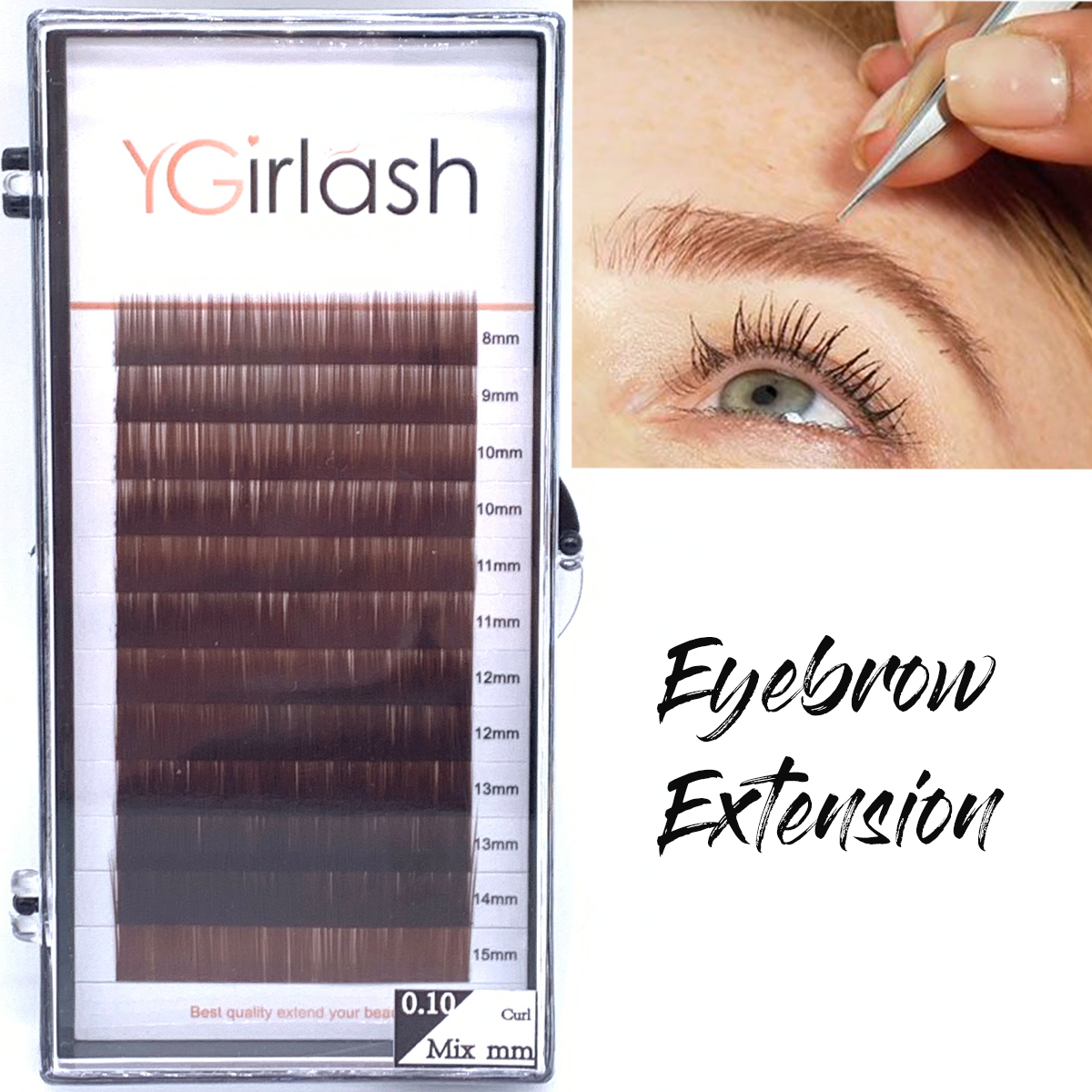 Eyelash Extension Repair - High Quality Straight Curvate Extensions False