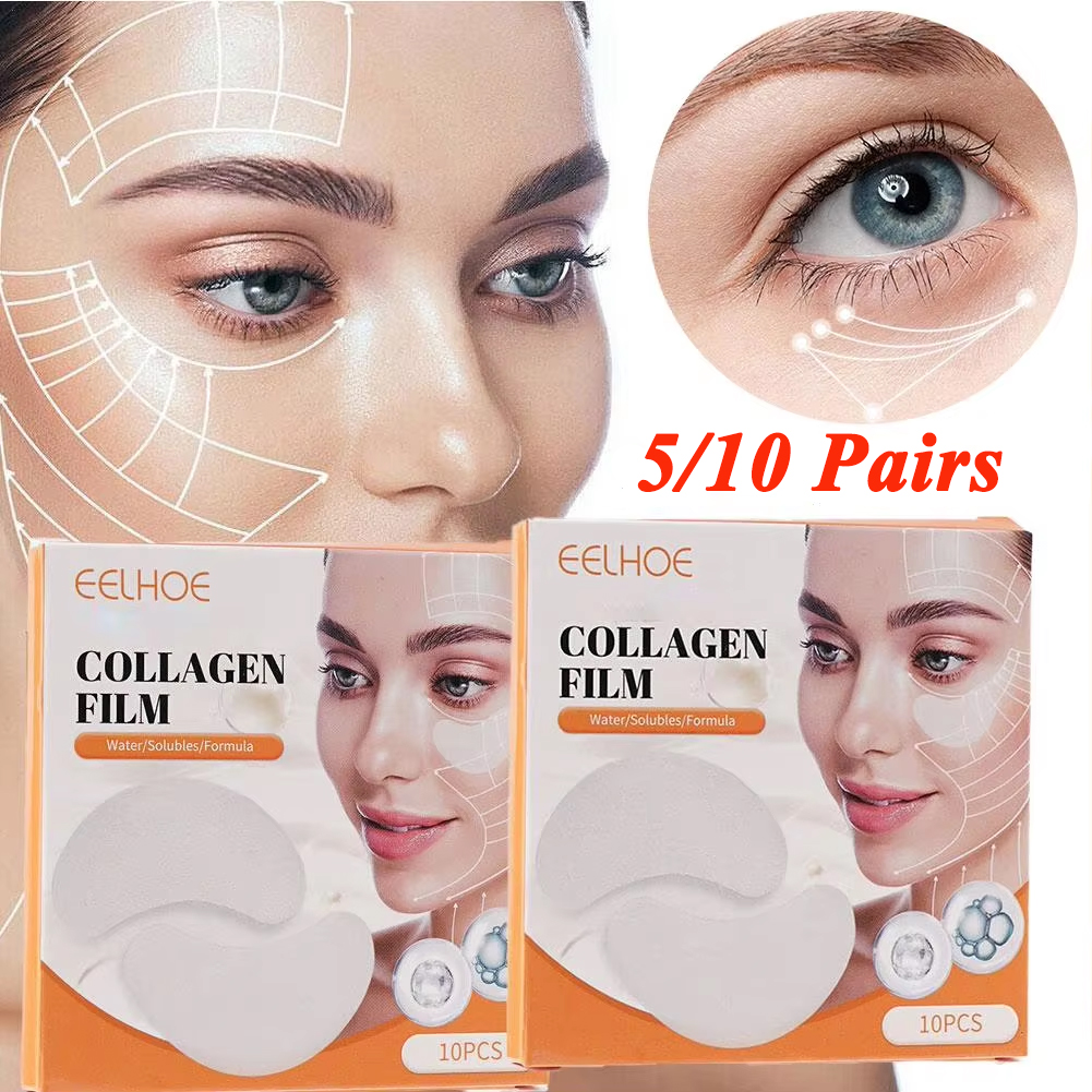 Eye Pad Collagen - 5/10Pairs Collagen Soluble Film Eye Zone
