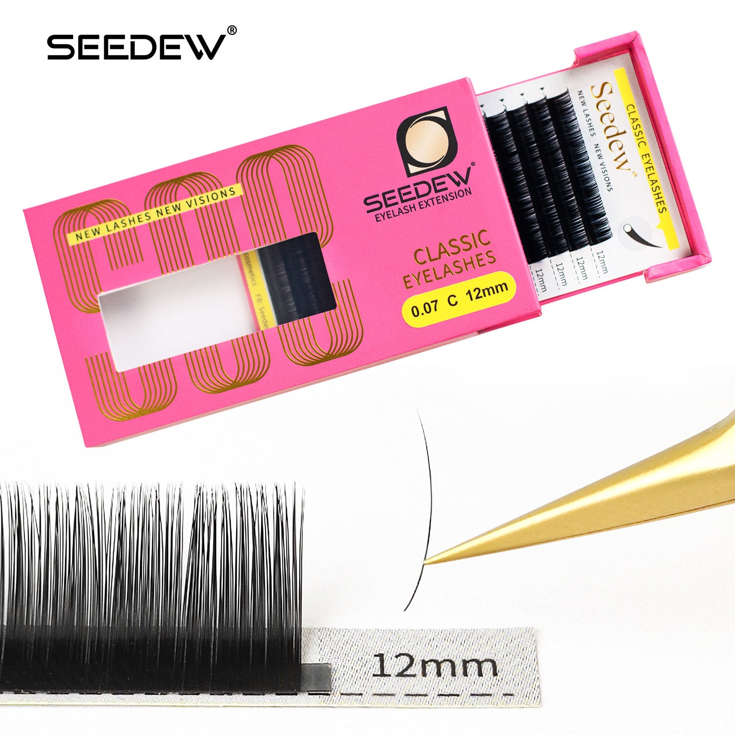 Eyelash Extension Repair - SEEDEW 0.07/0.05/0.15mm B/C/D/DD Curl Classic Lashes