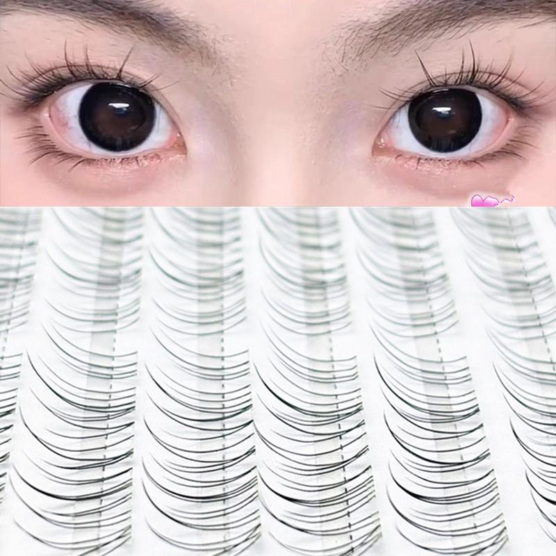Eyelash Extension Volume - Fox Eye Wispy Cluster Lash Extensions