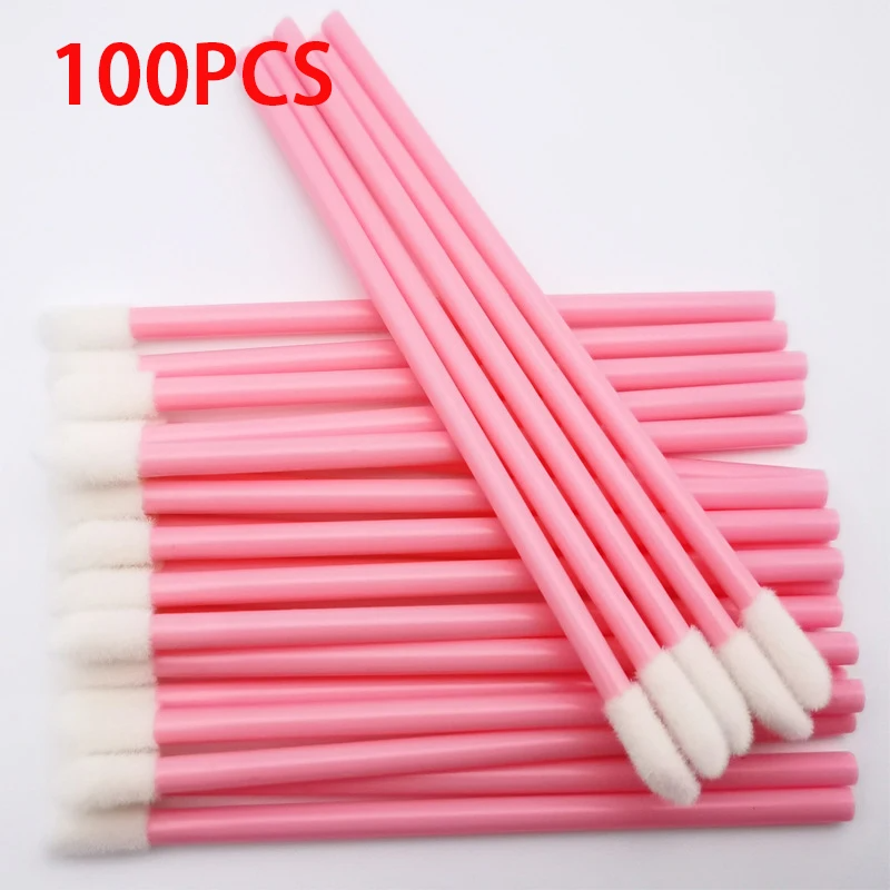 Disposable Lip Brush 100Pcs Ey - Eyelash Extension For Beginners ulasan dan harga