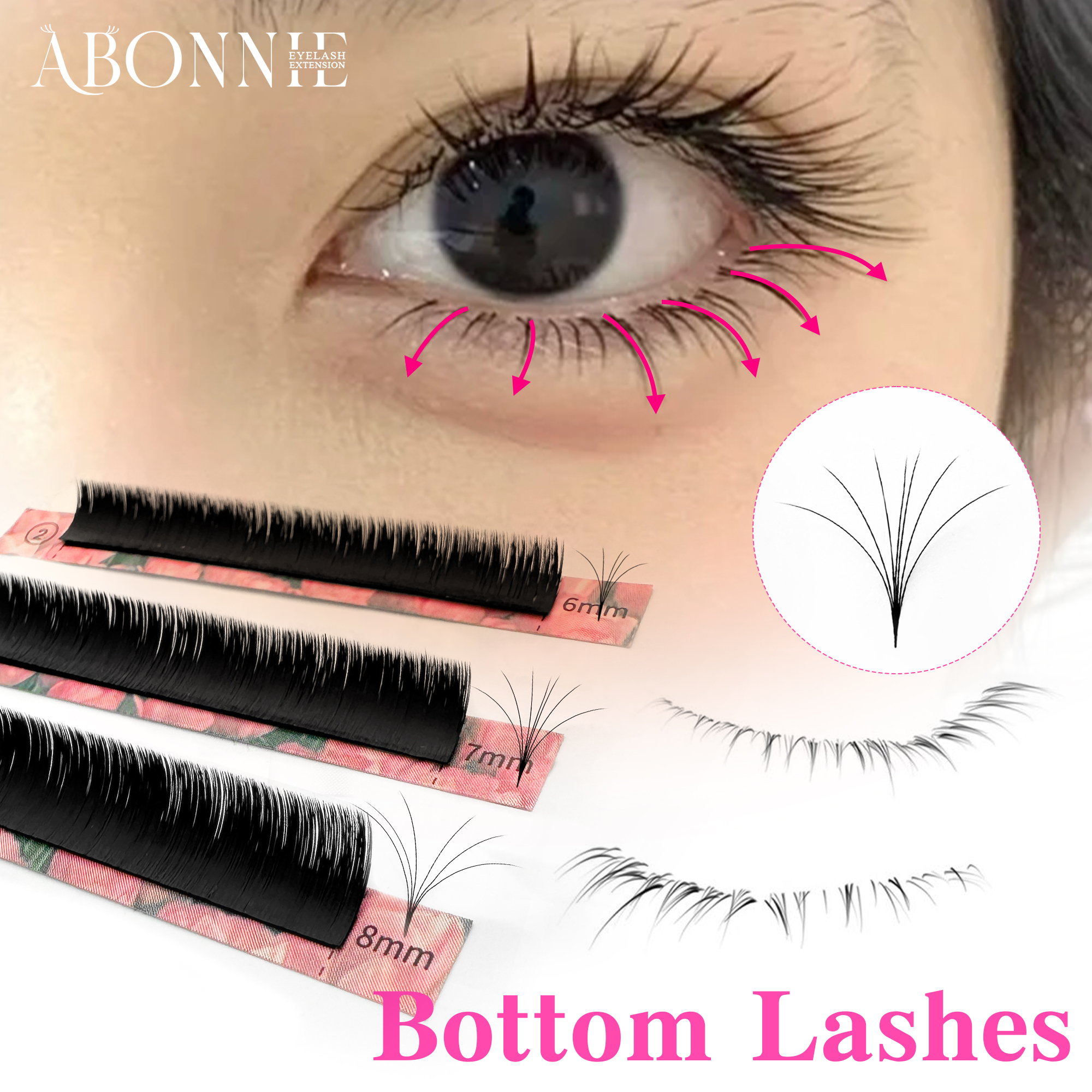 Abonnie J Curl Lashes Cashmere - Eyelash Extension Repair ulasan dan harga
