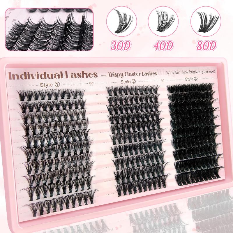 30/40/80D Volume Eyelash Clust - Eyelash Extension Volume Lashes ulasan dan harga
