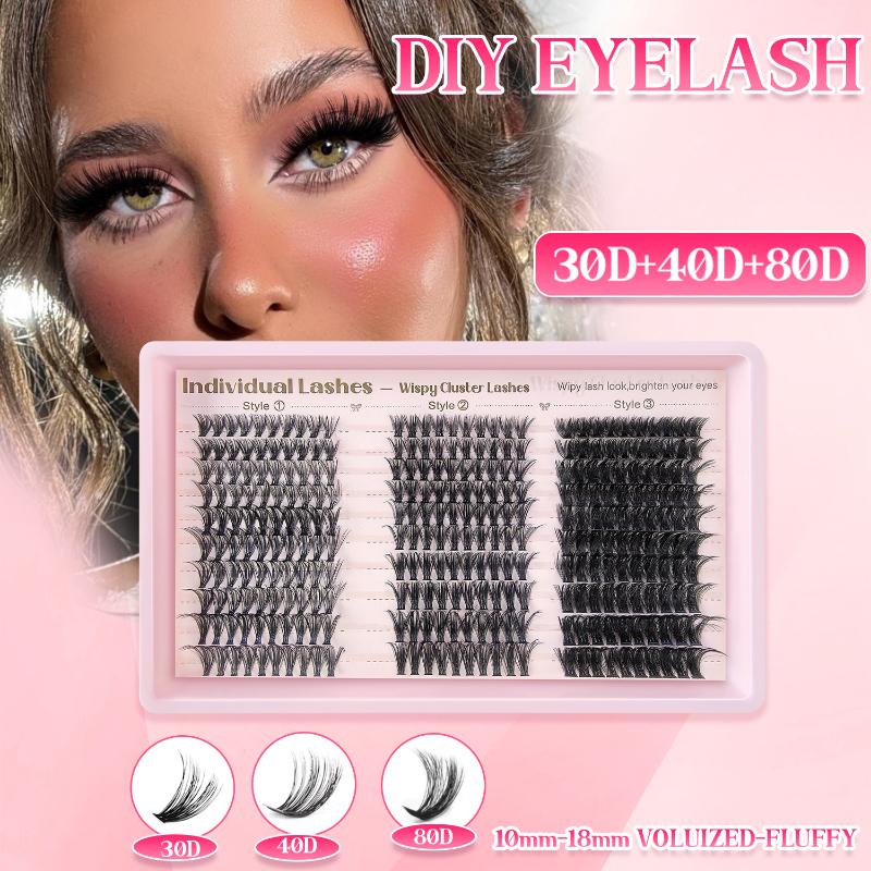 30/40/80D Volume Eyelash Clust - Eyelash Extension Volume Lashes ulasan dan harga