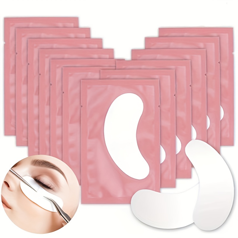 50Pairs Lint Free U-Shaped Eye - Eyelash Extension Ideas ulasan dan harga
