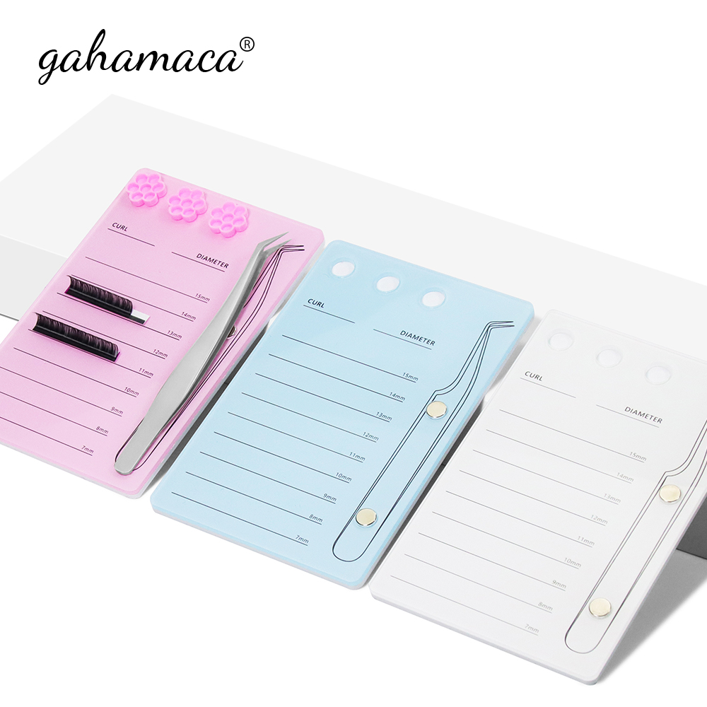 GAHAMACA Acrylic Lashes Holder - Eyelash Extension Double Lash ulasan dan harga