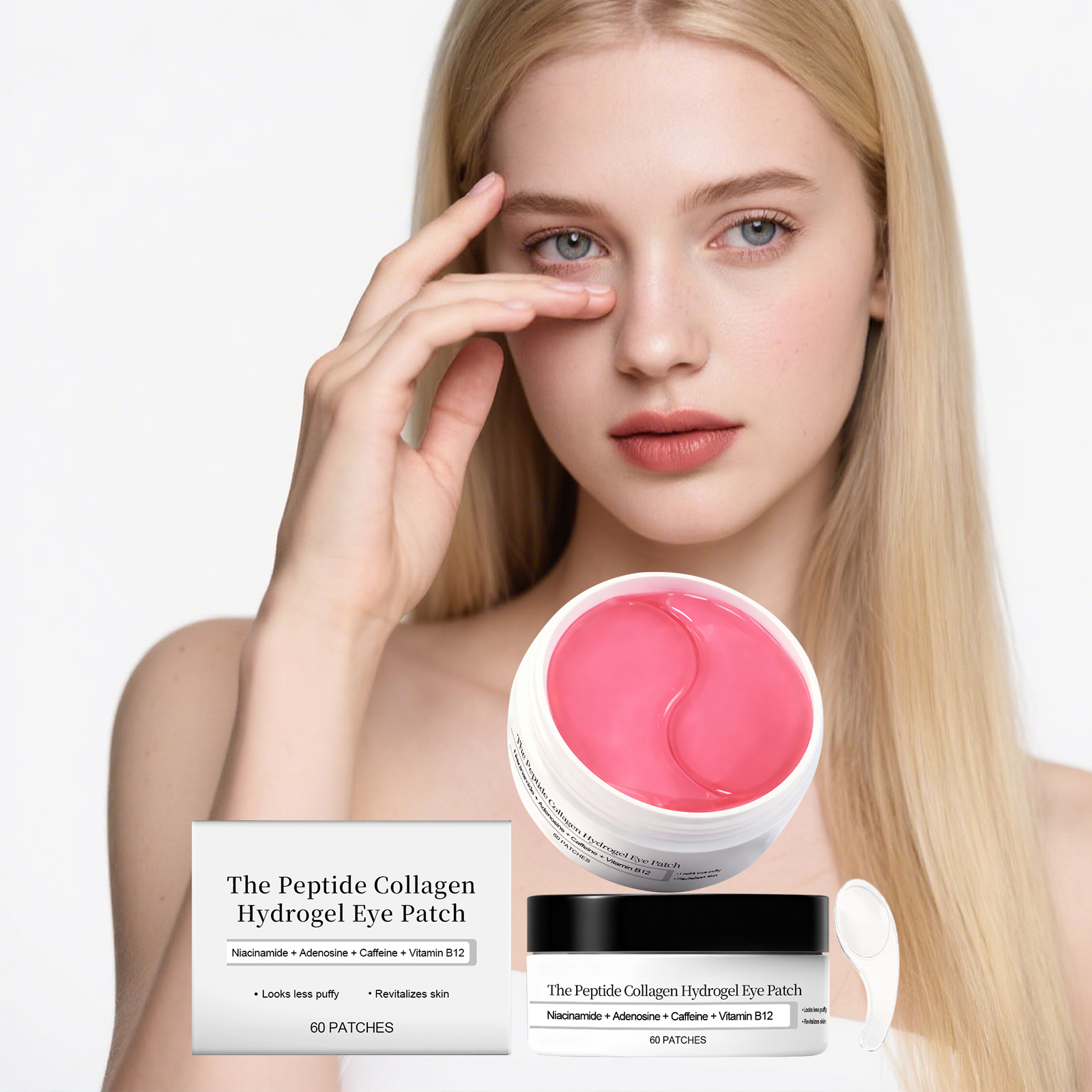 Peptide Collagen Hydrogel Eye  - Eye Pad Collagen ulasan dan harga