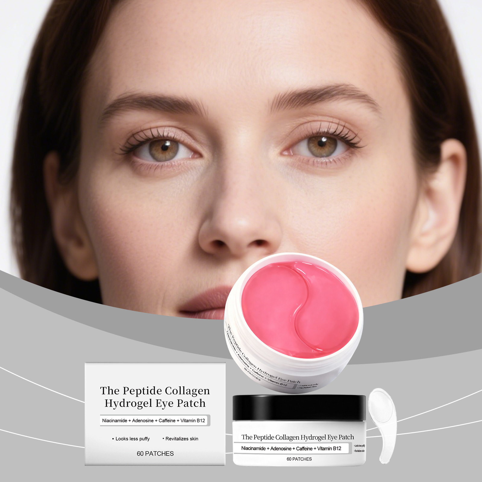 Peptide Collagen Hydrogel Eye  - Eye Pad Collagen ulasan dan harga