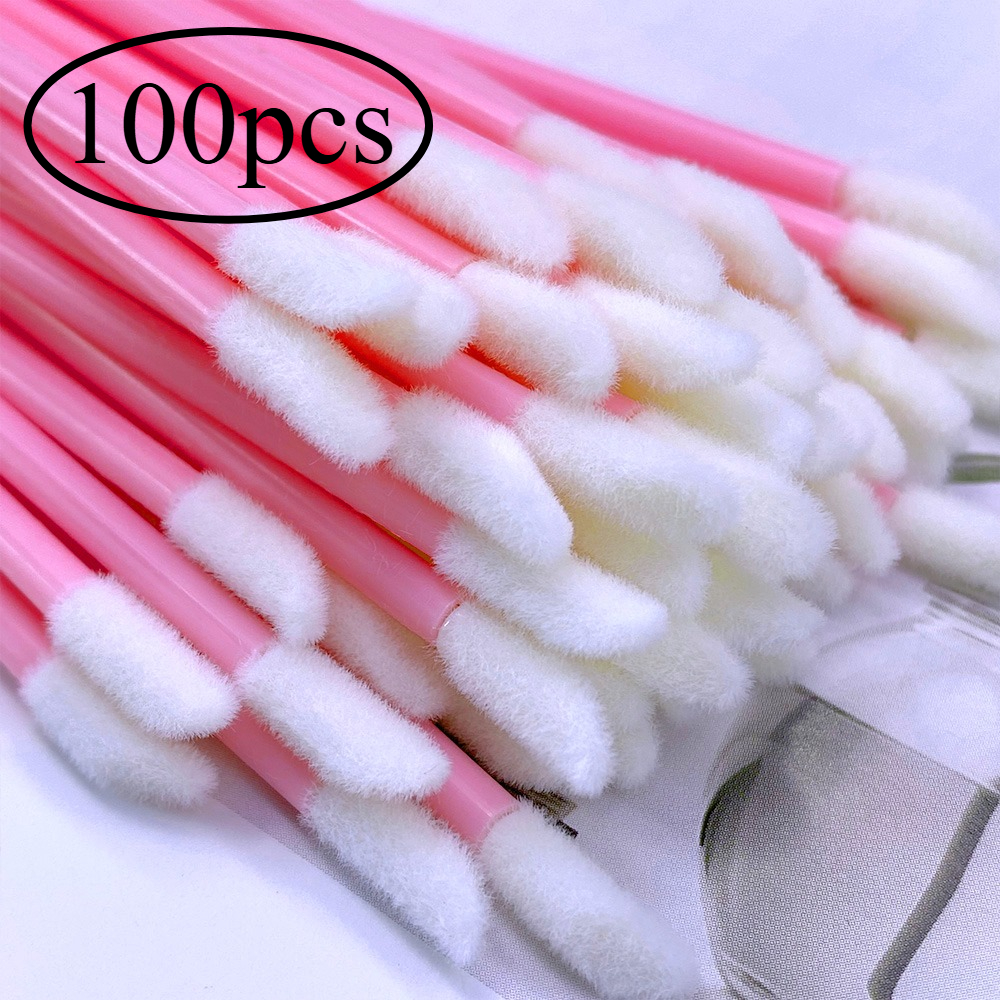 100Pcs Disposable Lip Brush Ey - Eyelash Extension For Beginners ulasan dan harga