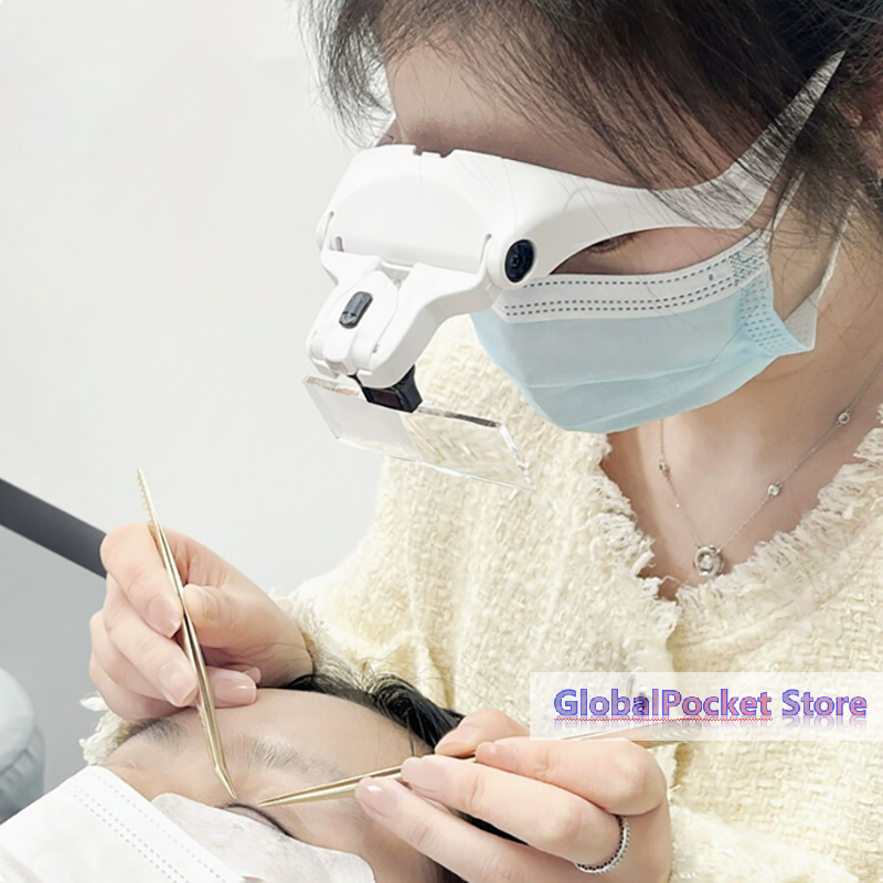 [TG823]5 Lens Adjustable Magni - Eyelash Extension Repair ulasan dan harga