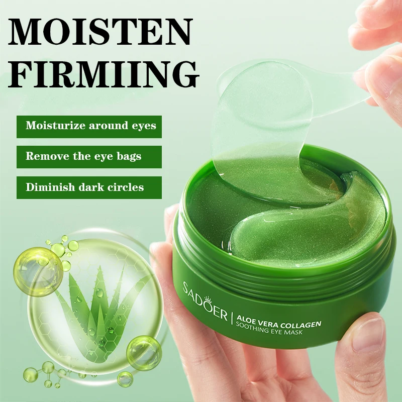 60pcs Aloe Vera Collagen Eye M - Eye Pad Collagen ulasan dan harga