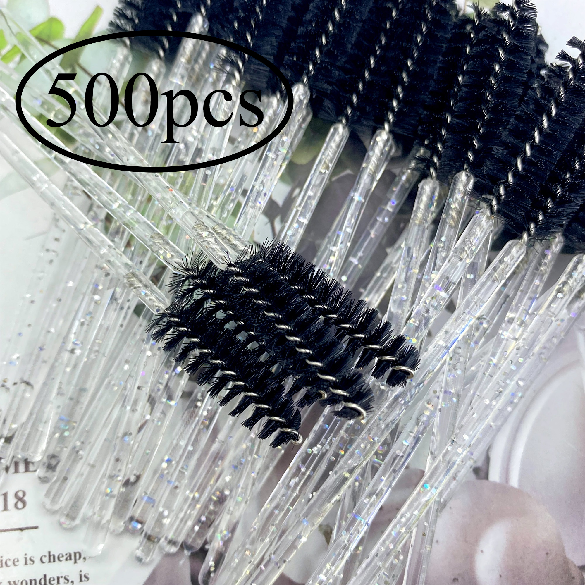 500PCS Eyelashes Brushes Set W - Eyelash Extension For Beginners ulasan dan harga