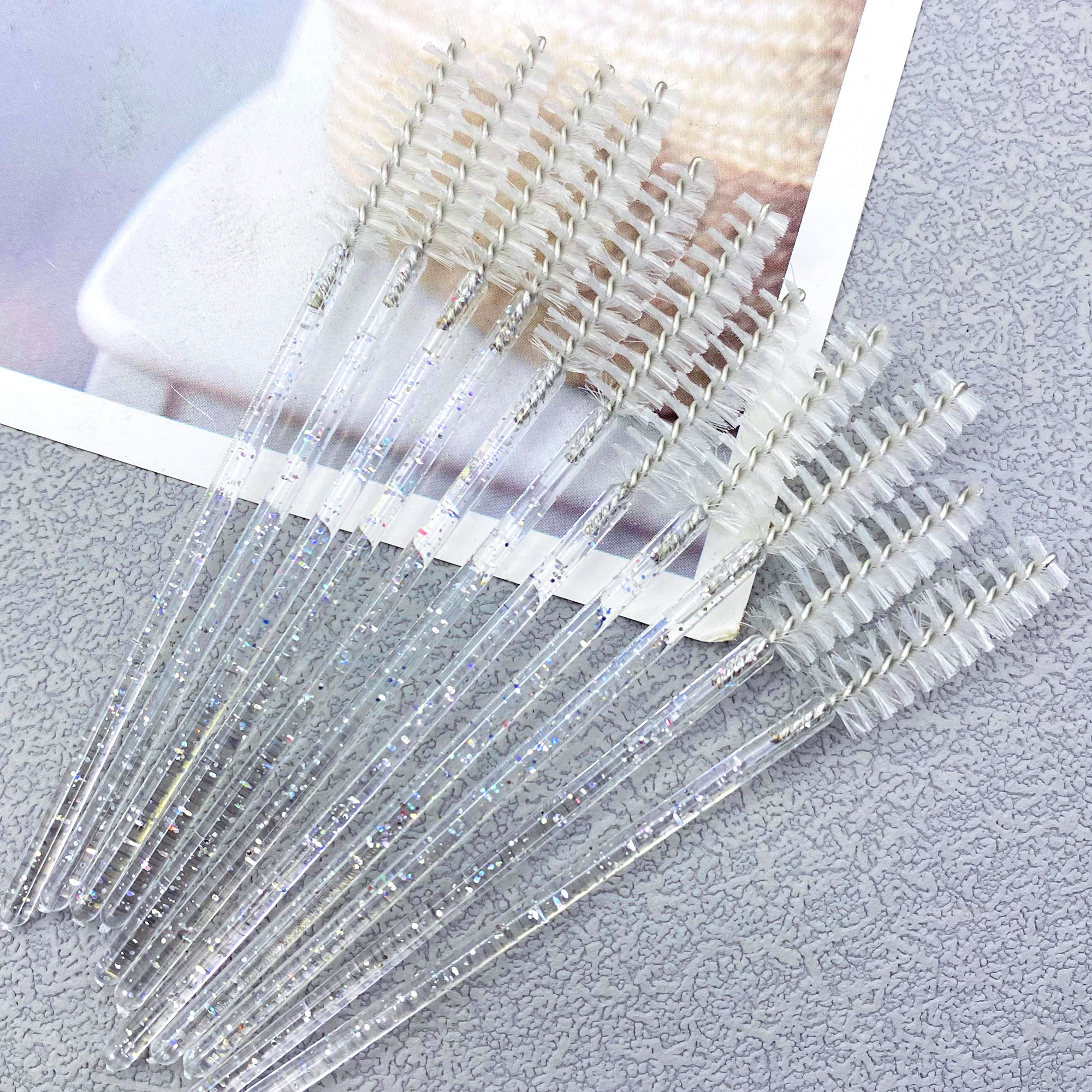 500PCS Eyelashes Brushes Set W - Eyelash Extension For Beginners ulasan dan harga