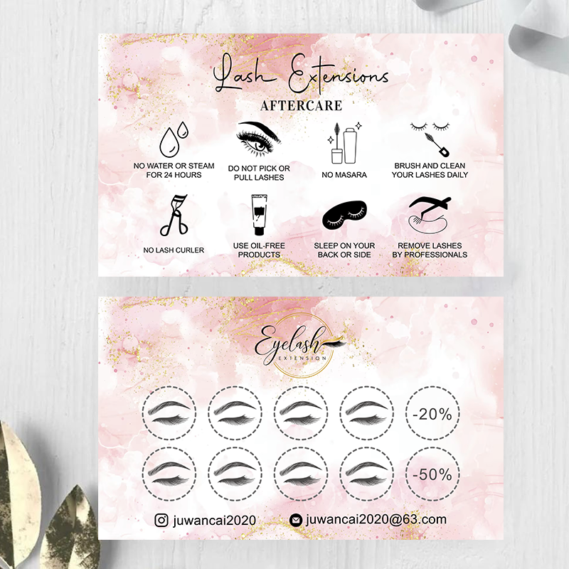 Custom Lash Extensions instruc - Eyelash Extension Logo Design ulasan dan harga