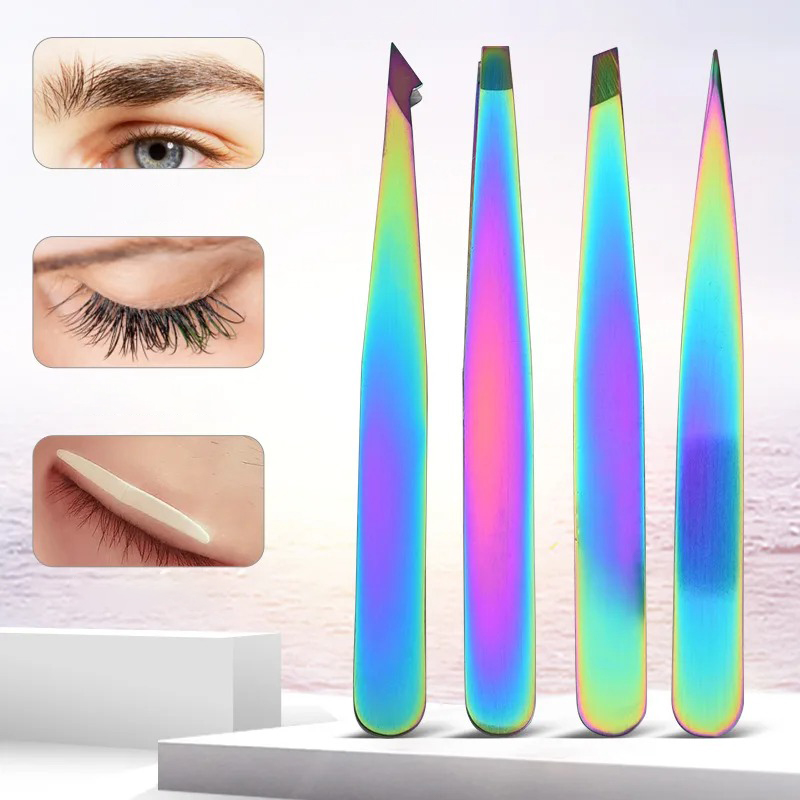 Eyebrow Tweezers Hair Pluckers - Eyelash Extension Repair ulasan dan harga
