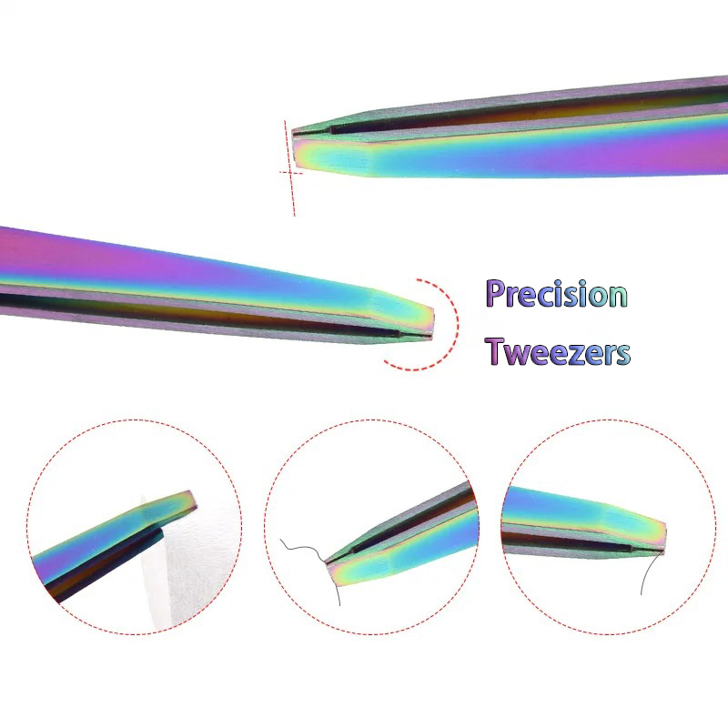 Eyebrow Tweezers Hair Pluckers - Eyelash Extension Repair ulasan dan harga
