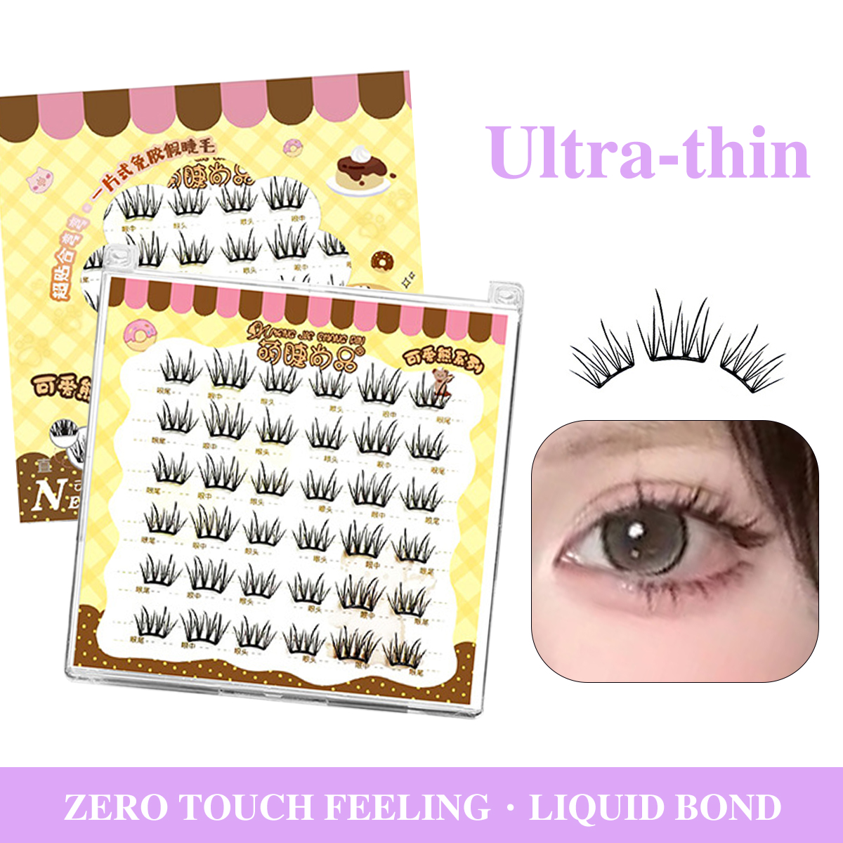 No-GlueSelf-adhesive Lash Mang - Eyelash Extension Menu ulasan dan harga