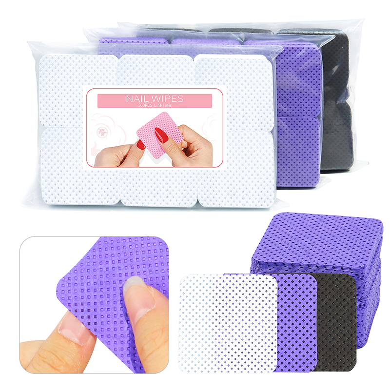 Lint Free Nail Wipes, 300 PCS  - Eyelash Extension Double Lash ulasan dan harga
