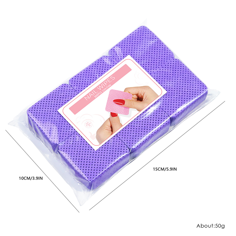 Lint Free Nail Wipes, 300 PCS  - Eyelash Extension Double Lash ulasan dan harga