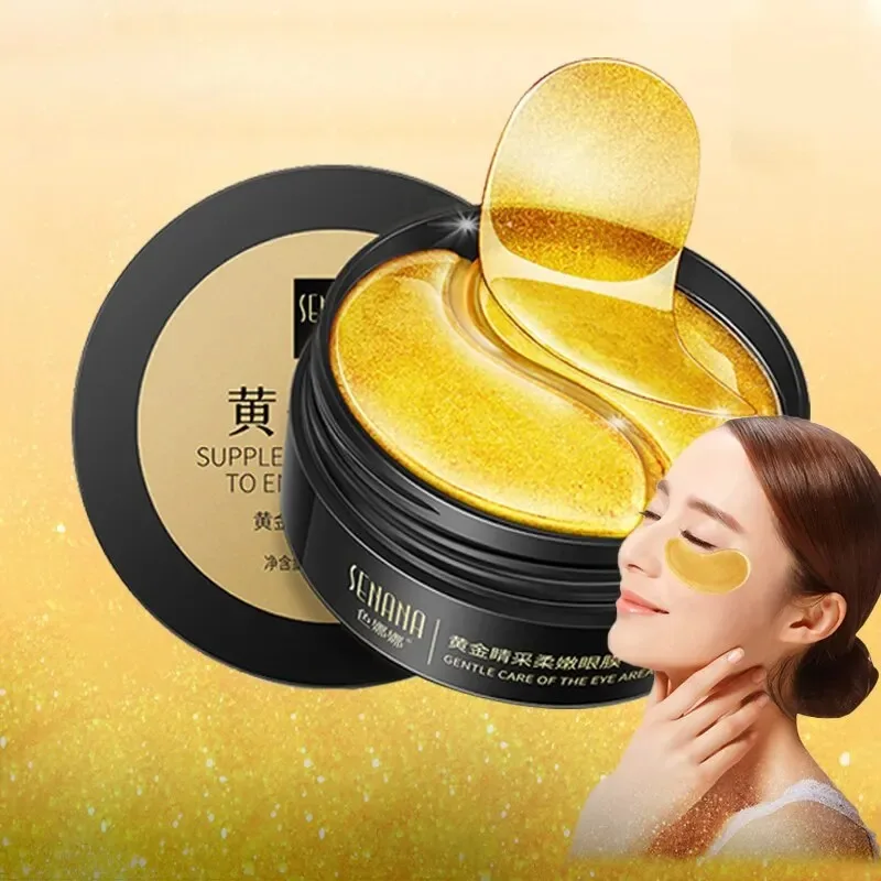 60pcs Golden Moisturizing Eye  - Eye Pad Collagen ulasan dan harga
