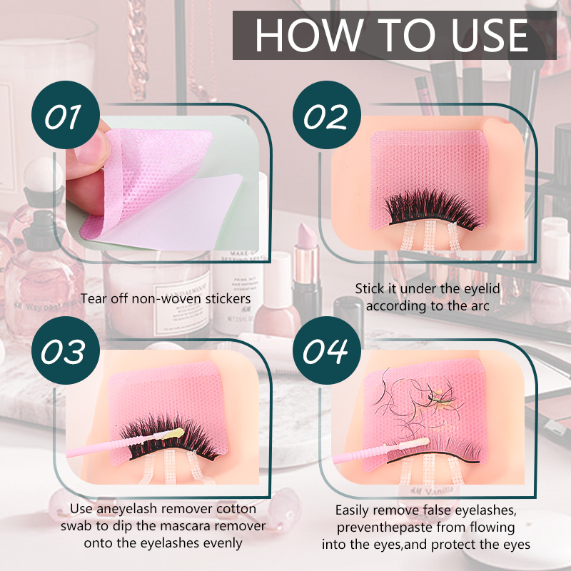 40pcs Eyelash Extension Remove - Eyelash Extension Double Lash ulasan dan harga