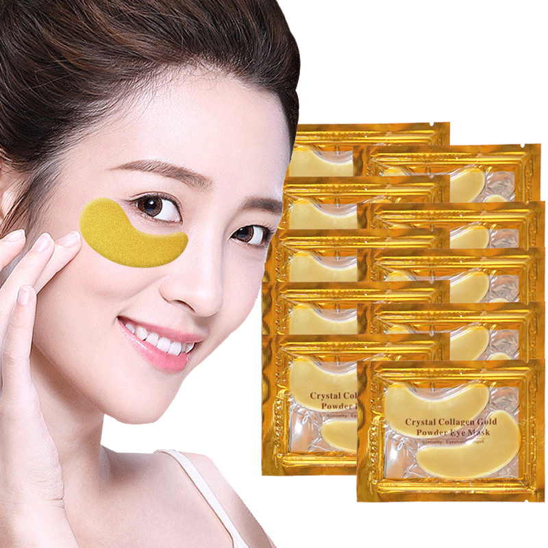 5/10/20/30 Pairs Crystal Gold  - Eye Pad Collagen ulasan dan harga
