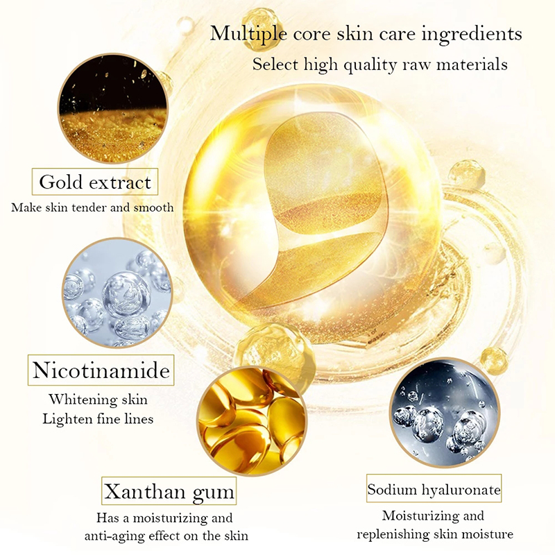 5/10/20/30 Pairs Crystal Gold  - Eye Pad Collagen ulasan dan harga