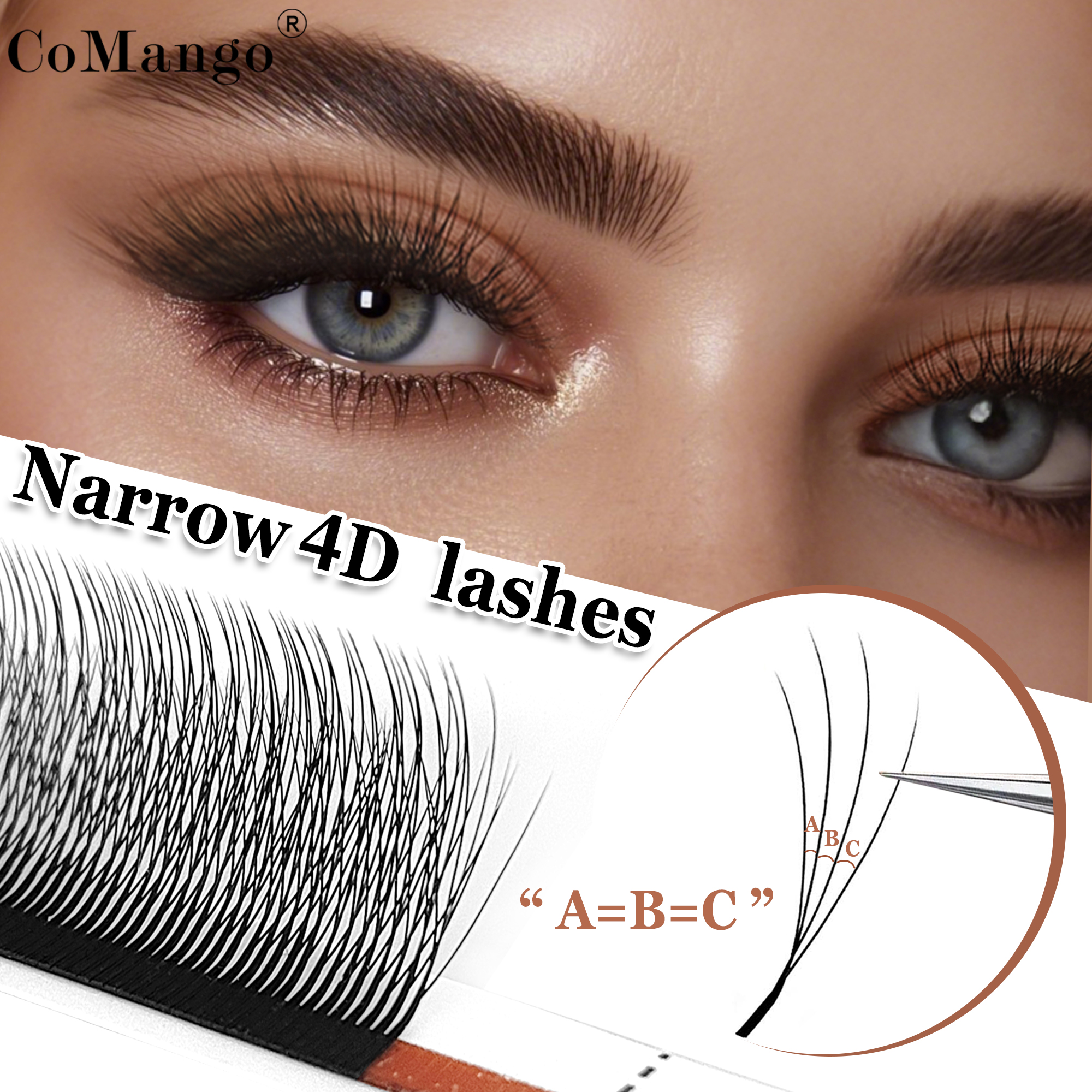 CoMango W Shape Eyelash Extens - Eyelash Extension Repair ulasan dan harga