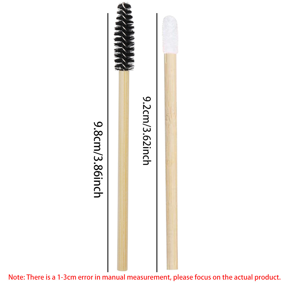 50/100pcs Lip Brushes Kits Bam - Eyelash Extension For Beginners ulasan dan harga