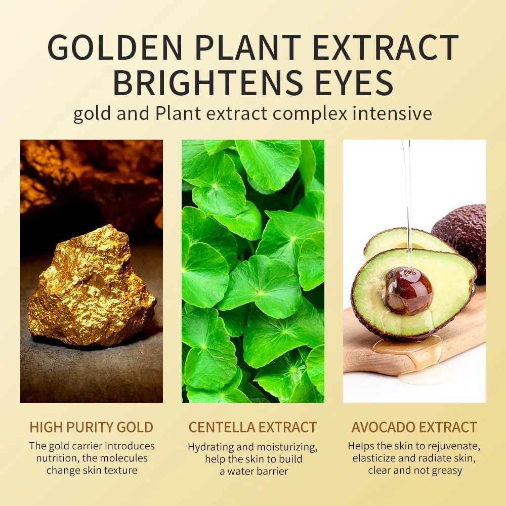 120pcs Avocado Golden Collagen - Eye Pad Collagen ulasan dan harga