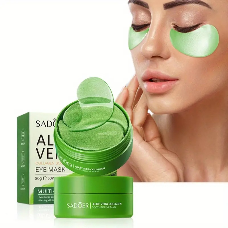 60 Pieces of Aloe Vera Collage - Eye Pad Collagen ulasan dan harga