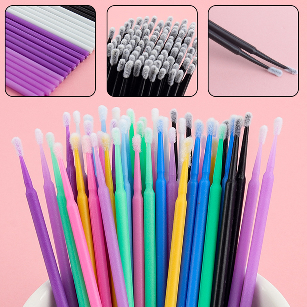 500/1000PCS Micro Brushes Eyel - Eyelash Extension For Beginners ulasan dan harga