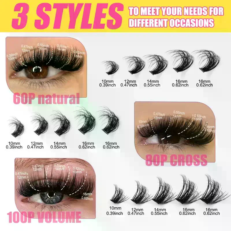 Cluster Lashes Kit Individual  - Eyelash Extension Volume Lashes ulasan dan harga