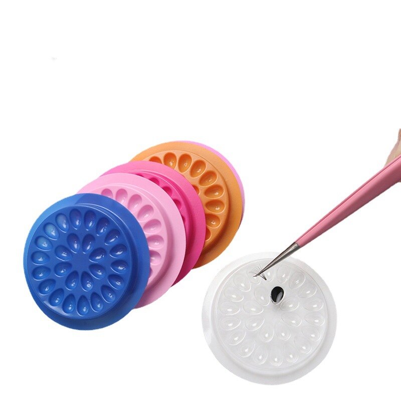 100pcs Eyelash Glue Holder Eye - Eyelash Extension Double Lash ulasan dan harga