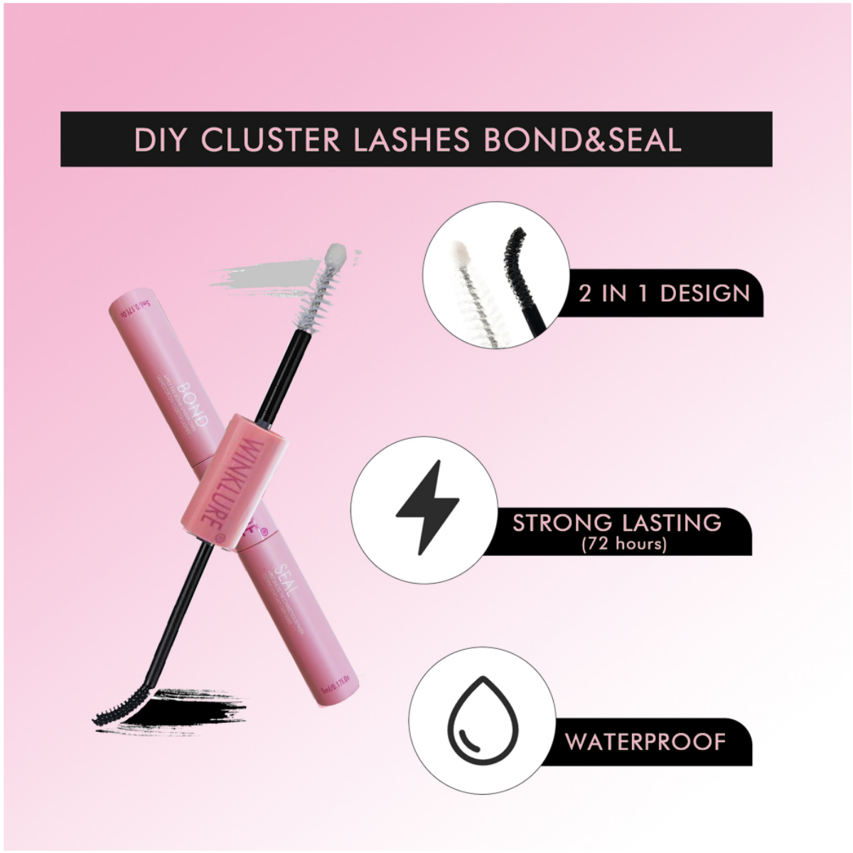 WINKLURE Fluffy Lash Clusters  - Eyelash Extension Volume ulasan dan harga