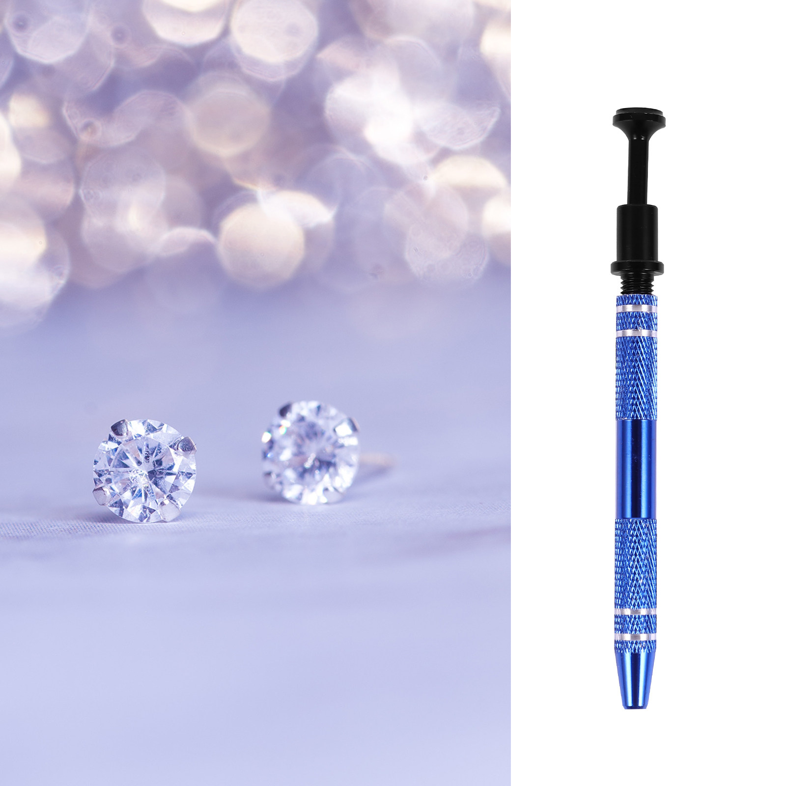 2Pcs Stainless Steel 4-Prong J - Eyelash Extension Repair ulasan dan harga