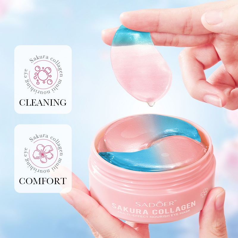 60Pcs Sakura Collagen Multi-Ef - Eye Pad Collagen ulasan dan harga