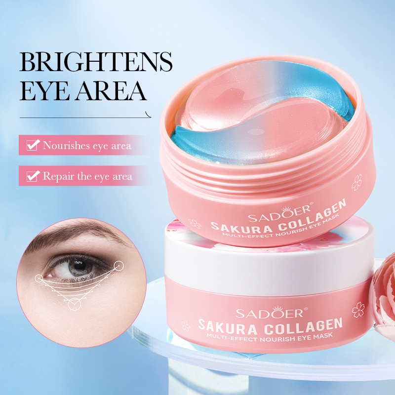 60Pcs Sakura Collagen Multi-Ef - Eye Pad Collagen ulasan dan harga