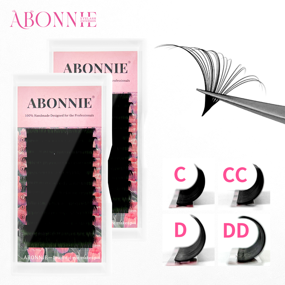 ABONNIE Matte Black Easy Fan L - Eyelash Extension Repair ulasan dan harga