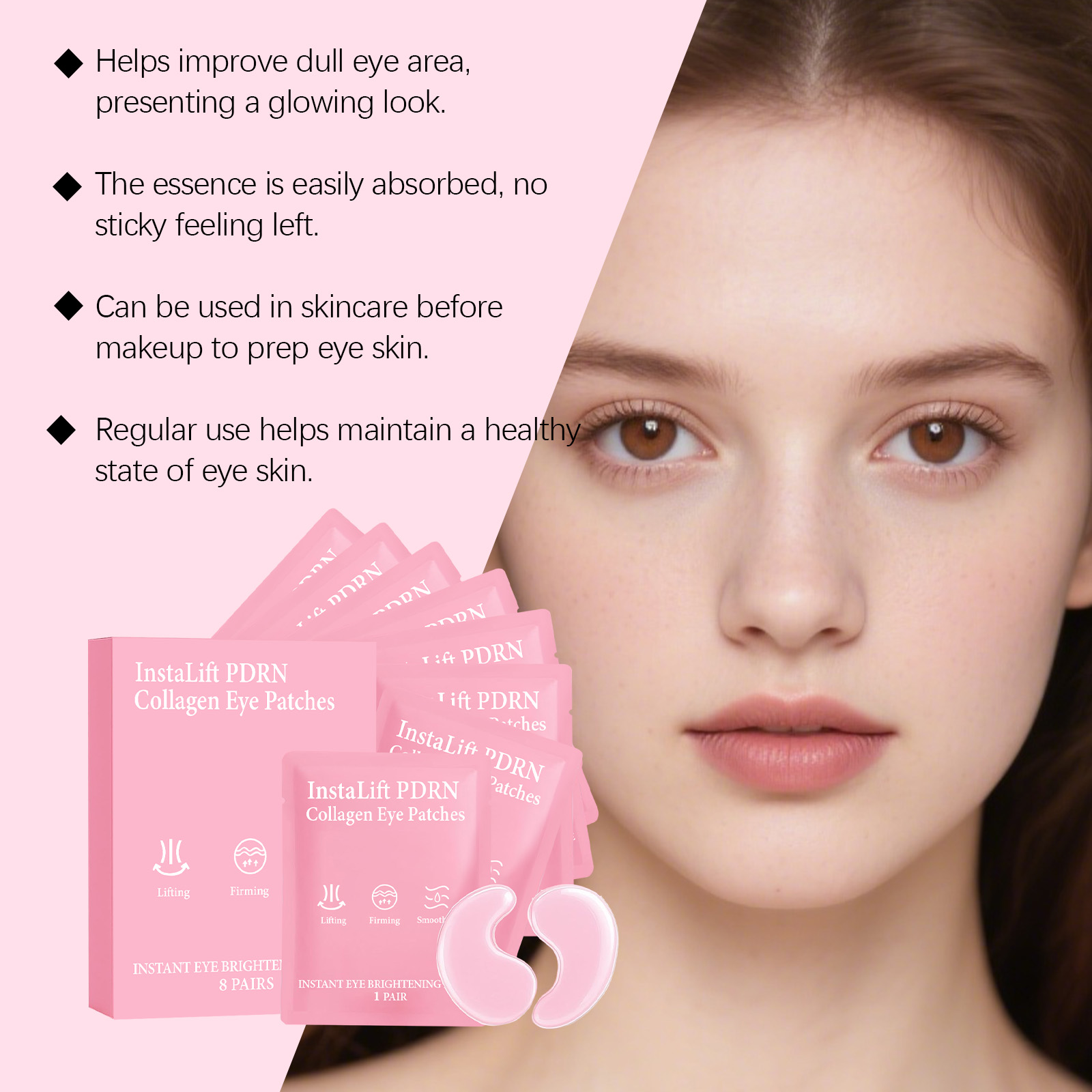 Instalift PDRN Collagen Eye Pa - Eye Pad Collagen ulasan dan harga