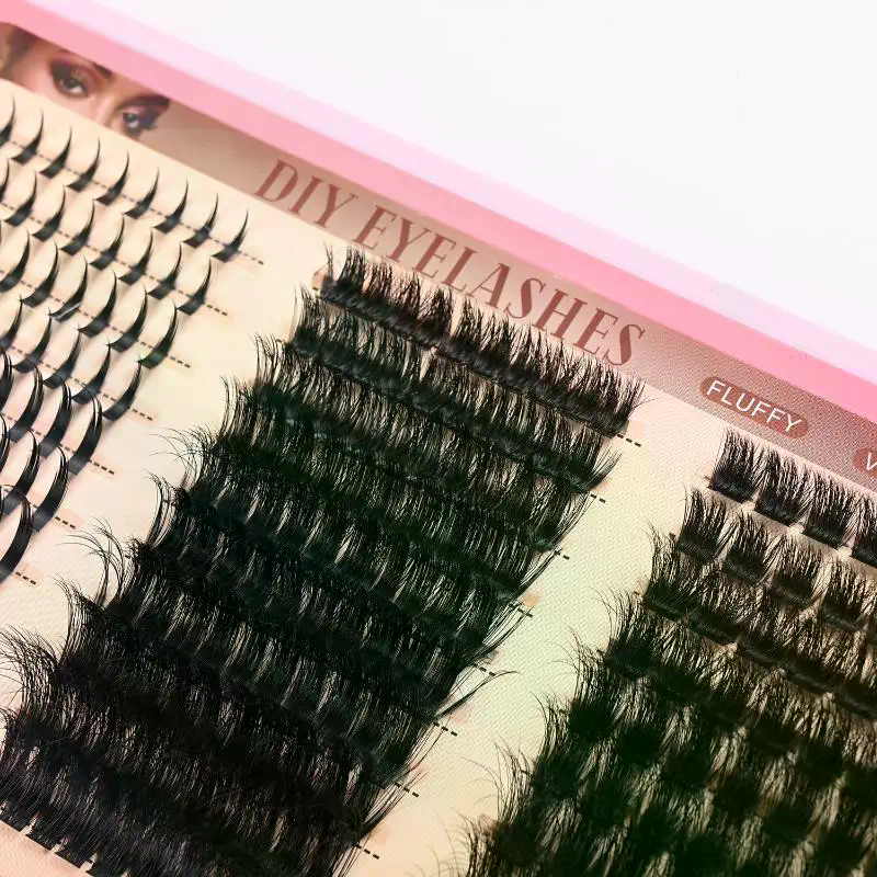 8 25mm Cluster Lashes Kit 260  - Eyelash Extension For Beginners ulasan dan harga