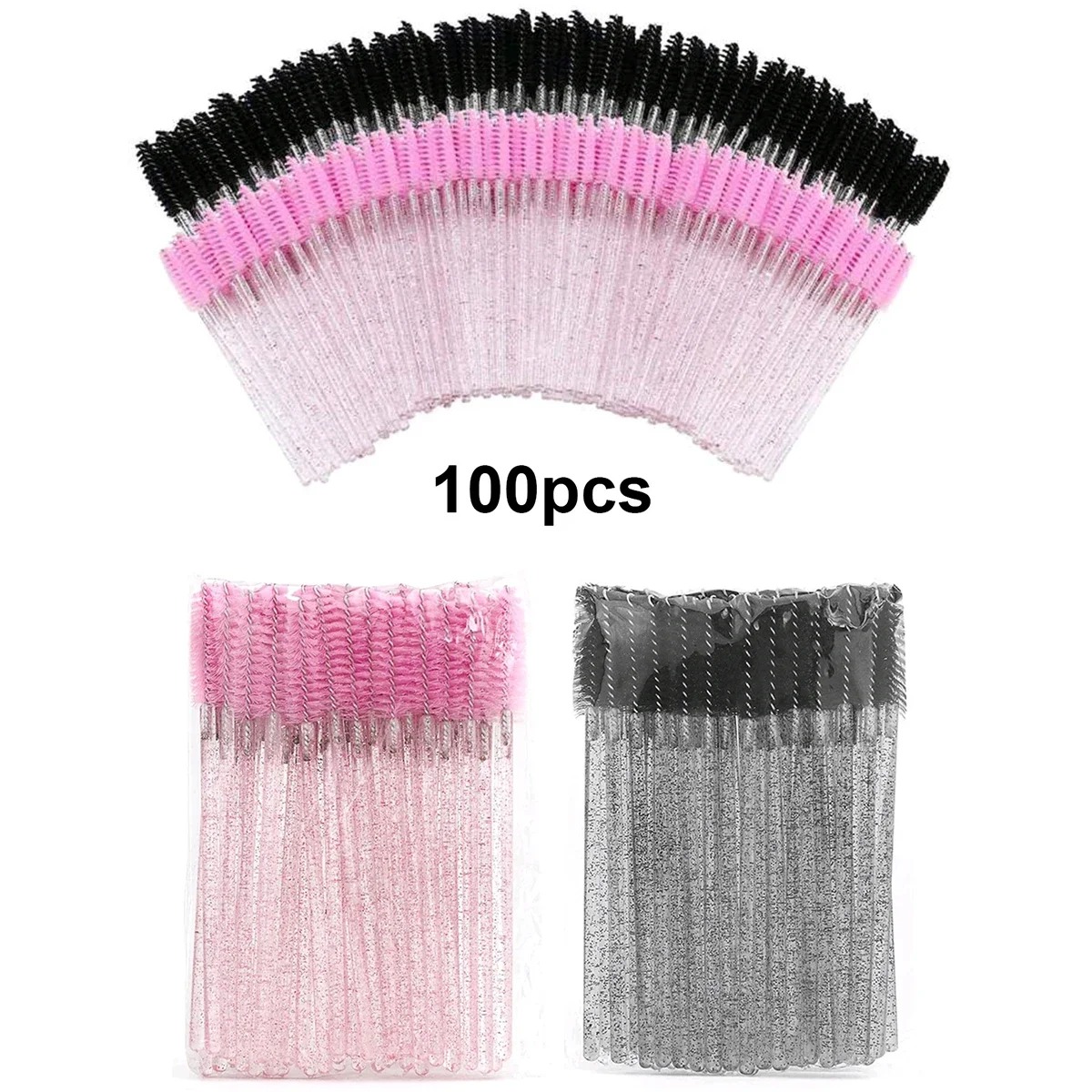Wholesale 100PCS Mascara Spool - Eyelash Extension For Beginners ulasan dan harga