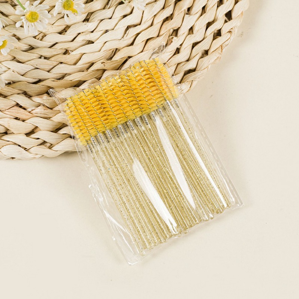 50-100PCS Crystal Eyelash Brus - Eyelash Extension For Beginners ulasan dan harga