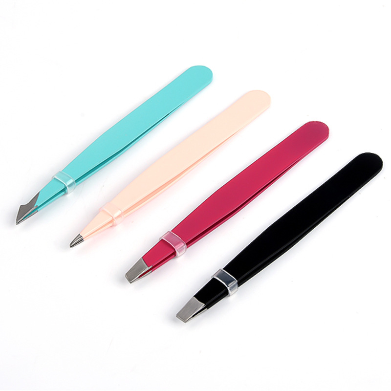 Stainless Steel Eyebrow Tweeze - Eyelash Extension Repair ulasan dan harga