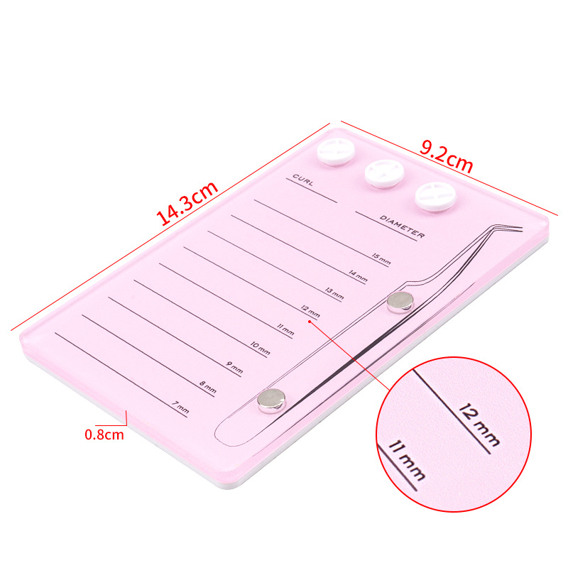 False Lashes Tray Display Boar - Eyelash Extension Menu ulasan dan harga