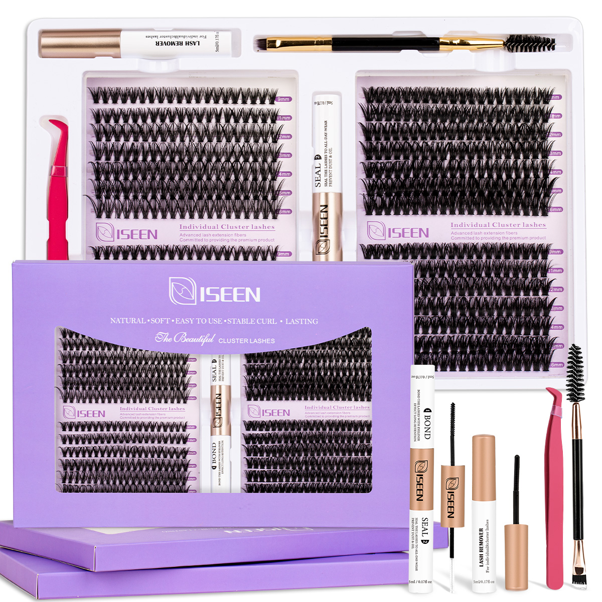Eyelash Clusters Kit Soft Volu - Eyelash Extension Volume Lashes ulasan dan harga