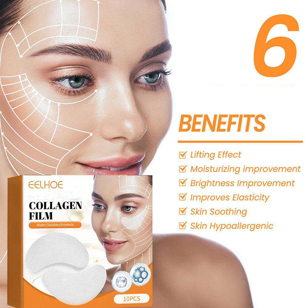 5 BOXES Collagen Soluble Patch - Eye Pad Collagen ulasan dan harga